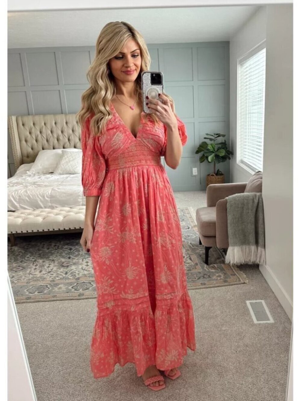 FREE PEOPLE Golden Hour Maxi in Electropop Combo Size Medium - Picture 15 of 15